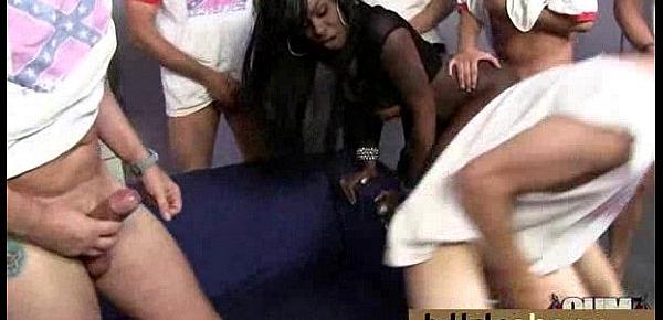  Naughty black wife gang banged by white friends 23